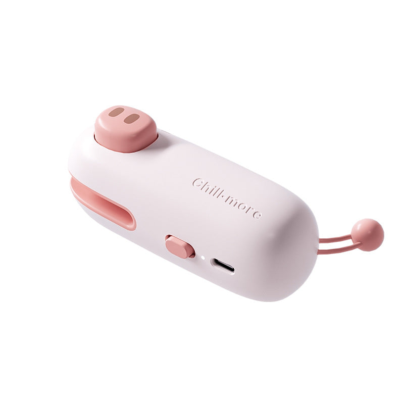 Mini rechargeable food and snack bag sealer